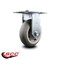 Service Caster 6 Inch Heavy Duty Thermoplastic Rubber Rigid Caster with Roller Bearing SCC SCC-35R620-TPRRD - alternate 1